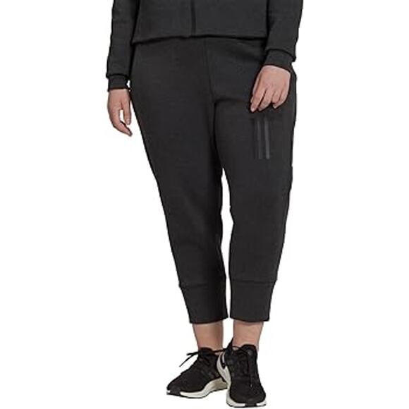 Adidas Plus Size Gray Tapered Slim Fit Lounge Sweatpants Size 2X - Picture 1 of 9